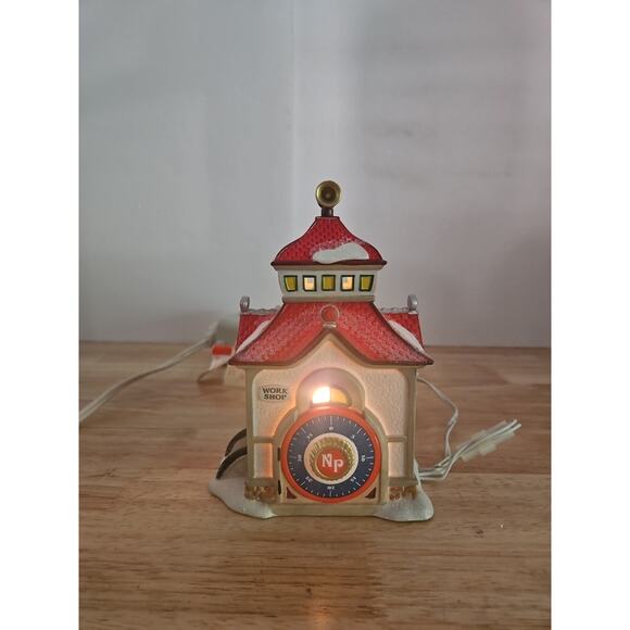 Dept 56 North Pole Bike Bicycle Shop Animated Wheel #4025281 Box & Cord Works - Picture 4 of 16